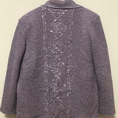 紫色アンサンブルの画像