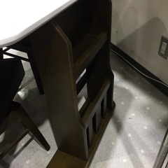 2人掛け食卓テーブルセット  バタフライテーブルの画像