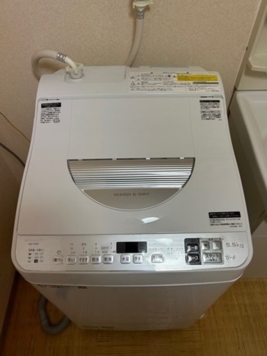 【5月中限定】縦型 洗濯乾燥機 SHARP ES-TX5D