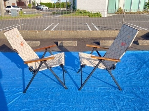 キャンプ用品　コールマン coleman ビームス beams レイチェア2脚セット