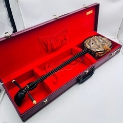 沖縄三線 ケース付き 訳あり品‼️】沖縄三線🌟専用ハードケース付き🌟