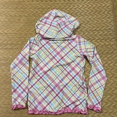 【お渡し予定の方が決まりました】マザウェイズ・女児150　ラッシュガード　美品の画像