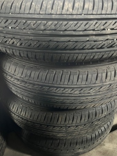 軽自動車夏タイヤ+アルミホイル4本セット　履き替えもサービス