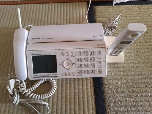 Panasonic ＦＡＸ 電話機 子機あり 取説あり おたっくす