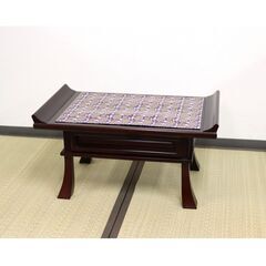 ≪U774-イ16ジ≫ 【在庫品】 経台/経机 木製 引き出し付...