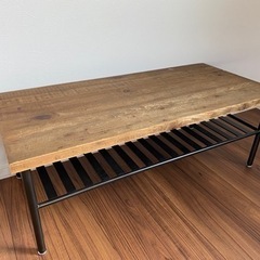 カリモク　カフェテーブル　