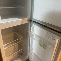 新品未使用！！Hisense 2ドア冷凍冷蔵庫　120L  の画像