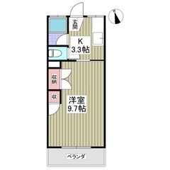 《《１Ｋ》》🎀宇都宮市🎀フリーレント１ヶ月付き🎀敷金礼金無料🎀仲...