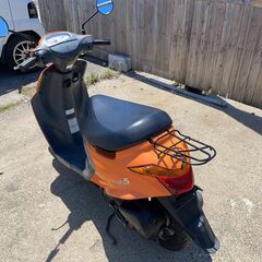 スズキ レッツ５ 原付 スクーター 50cc CA47A インジェクション車 Fi 4スト 機関良好 オレンジ 鳥取 陸送可 販売証明可の画像