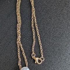 ゴールド/フェイクパールネックレス（新品）の画像