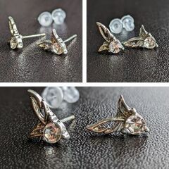 エンジェルウィング（天使の羽）スタッドピアス（新品）の画像