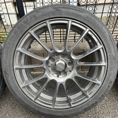 215/45R17タイヤホイール4本セットの画像