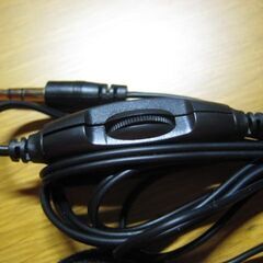 ヘルメット用スピーカー　音量調整　有線の画像