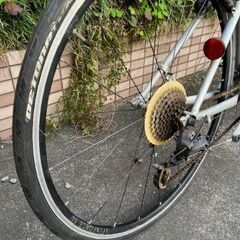 【メンテナンス済み】ジャイアント　GIANT ESCAPE AIR　シルバー 3×8の画像