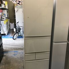 【FU836】★トウシバ  東芝  冷蔵庫  GR-P41GXV   2019年製  411L  うるおいラップ野菜室  タッチオープン  ファミリータイプ  大家族   大容量  ファミリータイプ キッチン家電 クリーニング済 堺市 深井 【ジャングルジャングル深井店】