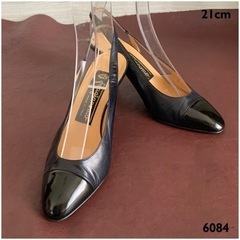 フラジャコモ【21㎝位】バックバンドパンプス☆クリーニングお手入れ済