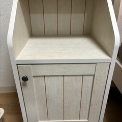 サイドキャビネット ニトリ ホワイト 美品