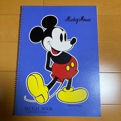 ディズニー ★  ミッキー  スケッチブック　レトロ