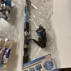 釣竿、4点