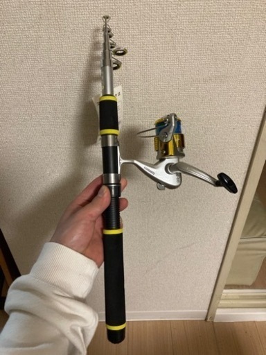 釣竿、4点