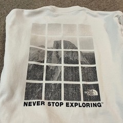 ノースフェイス　ロンTシャツ　ホワイトの画像