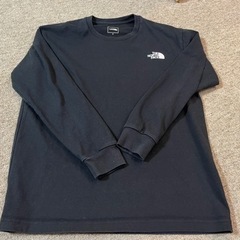 ノースフェイス　ロンTシャツ　ブラック　バックプリント