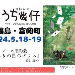 【福島・富岡町】ふしぎの国のアリス愛犬撮影会
