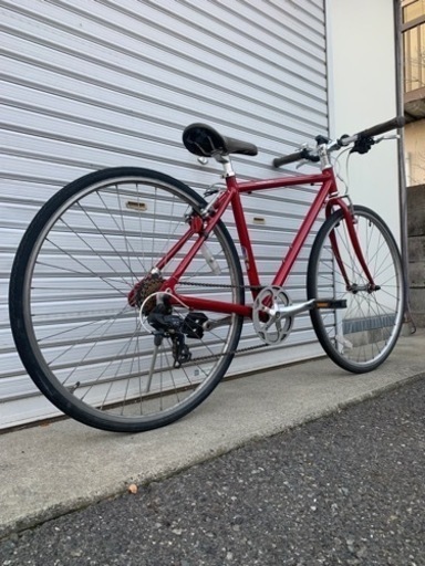 ☆前後タイヤ中古品☆ 700C 7Sクロスバイク防犯登録料込価格 