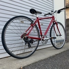 ☆前後タイヤ中古品☆ 700C 7Sクロスバイク 防犯登録料込価格︎