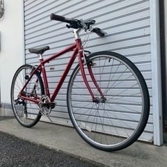 ☆前後タイヤ中古品☆ 700C 7Sクロスバイク 防犯登録料込価格︎