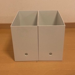 売却済み★無印良品のポリプロピレンファイルボックス・スタンダード...