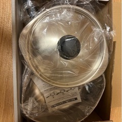 完全未使用　柳宗理　ステンレスフライパン＋ステン蓋