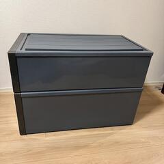 衣装ケース　家具 収納家具 収納ケース　2つセットの画像