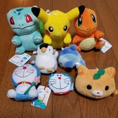  おもちゃ　 ぬいぐるみ　キーホルダー　ポケモン　ドラえもんの画像