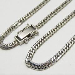 お早い方に！！360,000円！純プラチナ999 喜平ネックレス6面カット ダブル 約20.6g 長さ約50cm プラチナ ジュエリー アクセサリー 美品