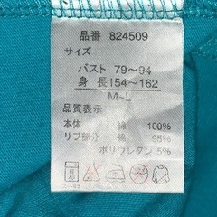レディースロングＴシャツ　サイズＭの画像