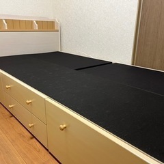 ニトリ シングルベッドフレームの画像