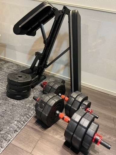 ベンチプレス、ダンベル