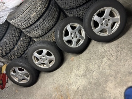 日産ラティオ 純正ホイール タイヤセット4本