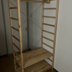【無印良品】パイン材ユニットシェルフ・ワードローブ