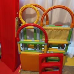 ワールド ワンワンとうーたん おりたたみ ロングスロープジム プラス いないいないばあっ！　野中製作所　折り畳めるジャングルジムの画像