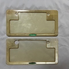 当時物　wizard ウィザード　ナンバーカバー2枚セット
