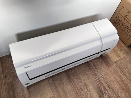 東芝 6畳用 RAS-H221M(W) 冷暖房 室内外機 リモコン・ドレンホース付