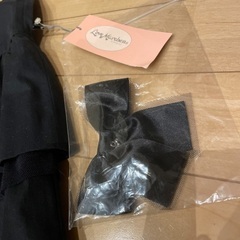 キッズ　女の子　ブランド　ラブメルヘン　可愛い　フリル　スカート　新品　未使用　タグ付き　黒　リボン付きの画像