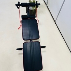 フォールディング式トレーニング用ストラップ付 シットアップトレーニングマシンの画像