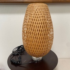 IKEA Boja 竹製テーブルランプの画像
