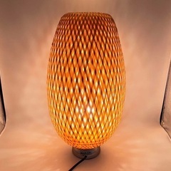 IKEA Boja 竹製テーブルランプの画像