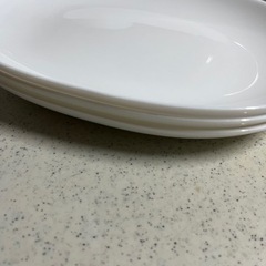 楕円形プレート皿3枚の画像