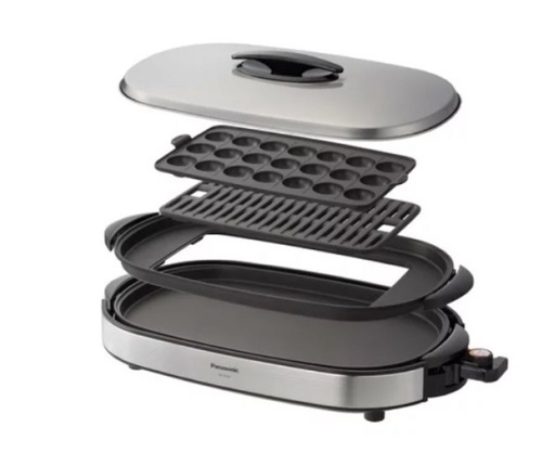 【新品】NF-W300-S ホットプレート　たこ焼き・焼肉プレート