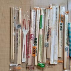 割り箸などの画像
